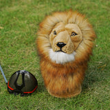 Realistic Lion Plush Driver Cover