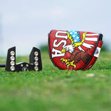 Red USA Eagle OZ.1 Mallet Putter Golf Headcover