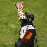 Brown Giraffe Driver Golf Head Covers