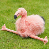 Orange Pink Flamingo Driver Golf Headcover with Feet