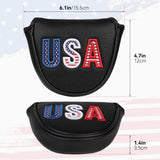 Three-Dimensional Embroidery USA Putter Golf Headcover