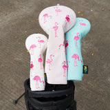 Flamingo Driver Golf Headcover Set