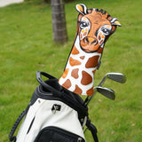 Brown Giraffe Driver Golf Head Covers