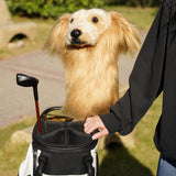 Realistic Golden Retriever Plush Driver Cover