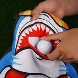 Double Side Shark Opening Golf Towel