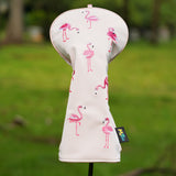 Flamingo Driver Golf Headcover Set