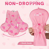 Pink Heart Driver Golf Headcover