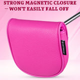 Pink Lychee-patterned DF3 Mallet Putter Golf Cover