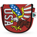 Embroidered Eagle on the National Flag Putter Golf Headcover