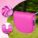 Pink Lychee-patterned DF3 Mallet Putter Golf Cover