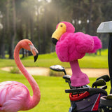 Rose Red Flamingo Animal Golf Headcover