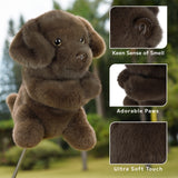 Brown Labrador Puppy Driver Golf Headcover