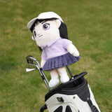Purple Short Skirt Girl Driver Golf Head Cover