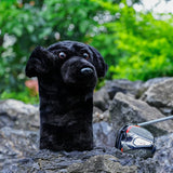 Realistic Black Labrador Driver Golf Headcover