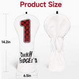 "OHHH FUDGE" Driver Golf Headcover