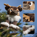 North American Reindeer Plush Animal Heacover
