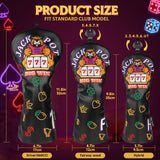 Black Gopher 777 Golf Headcover Set
