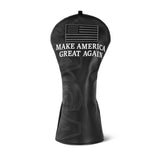 Trump MAGA Embroidery Black Driver Head Cover
