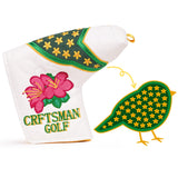 Flower Bird Magnet Blade Putter Golf Headcover