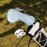 Light Blue Flying Bird Denim Boots Driver Golf Headcover