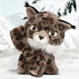 Bobcat Plush Driver Animal Head Cover
