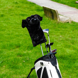 Realistic Black Labrador Driver Golf Headcover