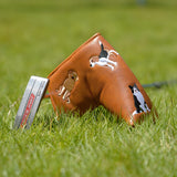 Cute Dogs Brown Putter Golf Head Cover