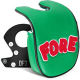 Green Fore Embroidery DF3 Mallet Putter Golf Cover