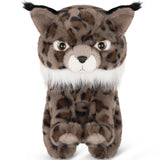 Bobcat Plush Driver Animal Head Cover