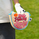 Orange Peach Azalea Putter Golf Headcover