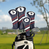Classtic Dark Blue Number Driver Golf Headcover