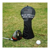 Trump MAGA Embroidery Black Driver Head Cover