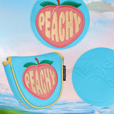 Light Blue Peach Putter Golf Headcover