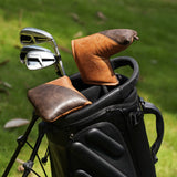 Brown PU Putter Golf Headcover