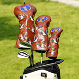 Brown Mallard Wood Golf Headcover Set