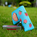 Light Blue Peach Putter Golf Headcover