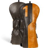 Brown& Grey Driver Golf Head Cover Set