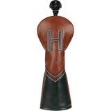 Brown Retro Golf Headcover Set