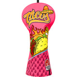 Rose Red TACO Printing and Patch Embroidery Golf Head Cover