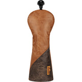 Two-Tone Vintage Wood Golf Headcover Set