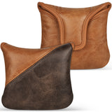 Brown PU Putter Golf Headcover