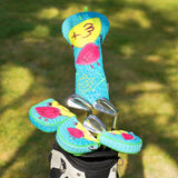 Blue Crocodile Graffiti Bird Golf Headcover