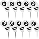 Black Rhombus Iron Headcover Set 10 pcs (4-9, P, A, S, L)