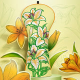 Yellow Lily Driver Golf Headcover