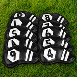 White Rhombus Iron Headcover Set 10 pcs (4-9, P, A, S, L)