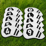 Black Rhombus Iron Headcover Set 10 pcs (4-9, P, A, S, L)