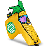 Yellow Sunglasses Corn Blade Putter Golf Headcover