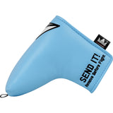 Paper Airplane Send It Blue Blade Putter Cover