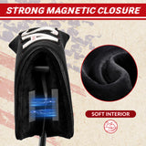 Black PU USA Balde Putter Golf Headcover