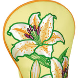 Yellow Lily Driver Golf Headcover